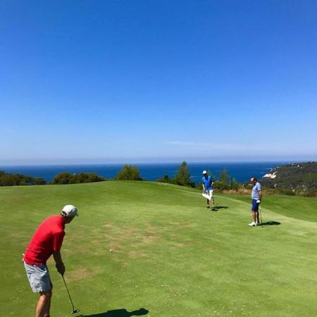 דירות סן-סיר-סור-מר Hameau Des Amandiers - Vue Mer, Golf Et Vignes מראה חיצוני תמונה